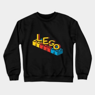 Master Builder Lego Brick Kids Design Crewneck Sweatshirt